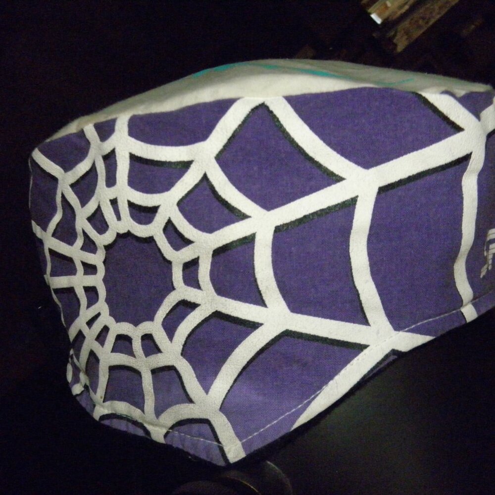 Rare Vintage Spyder cap with fleece lining Purple, White, Teal. Unisex cap - Picture 6 of 16